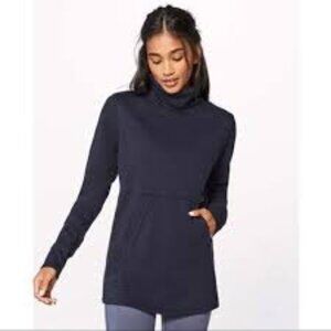 Lululemon Press Pause Pullover Sweatshirt, Midnight Navy, Size 4